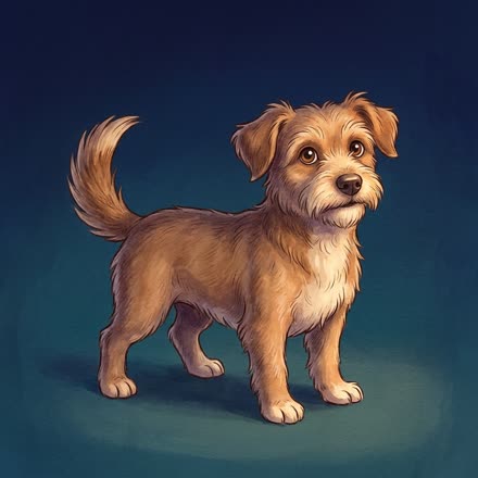 Codiță, cățelul companion din povești